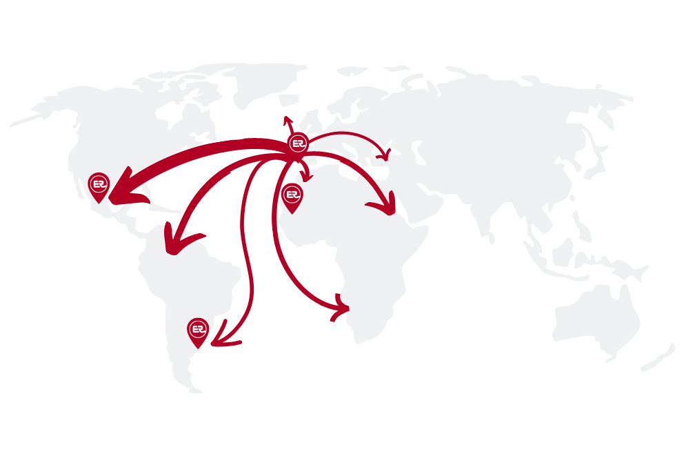 Eurored proyección internacional